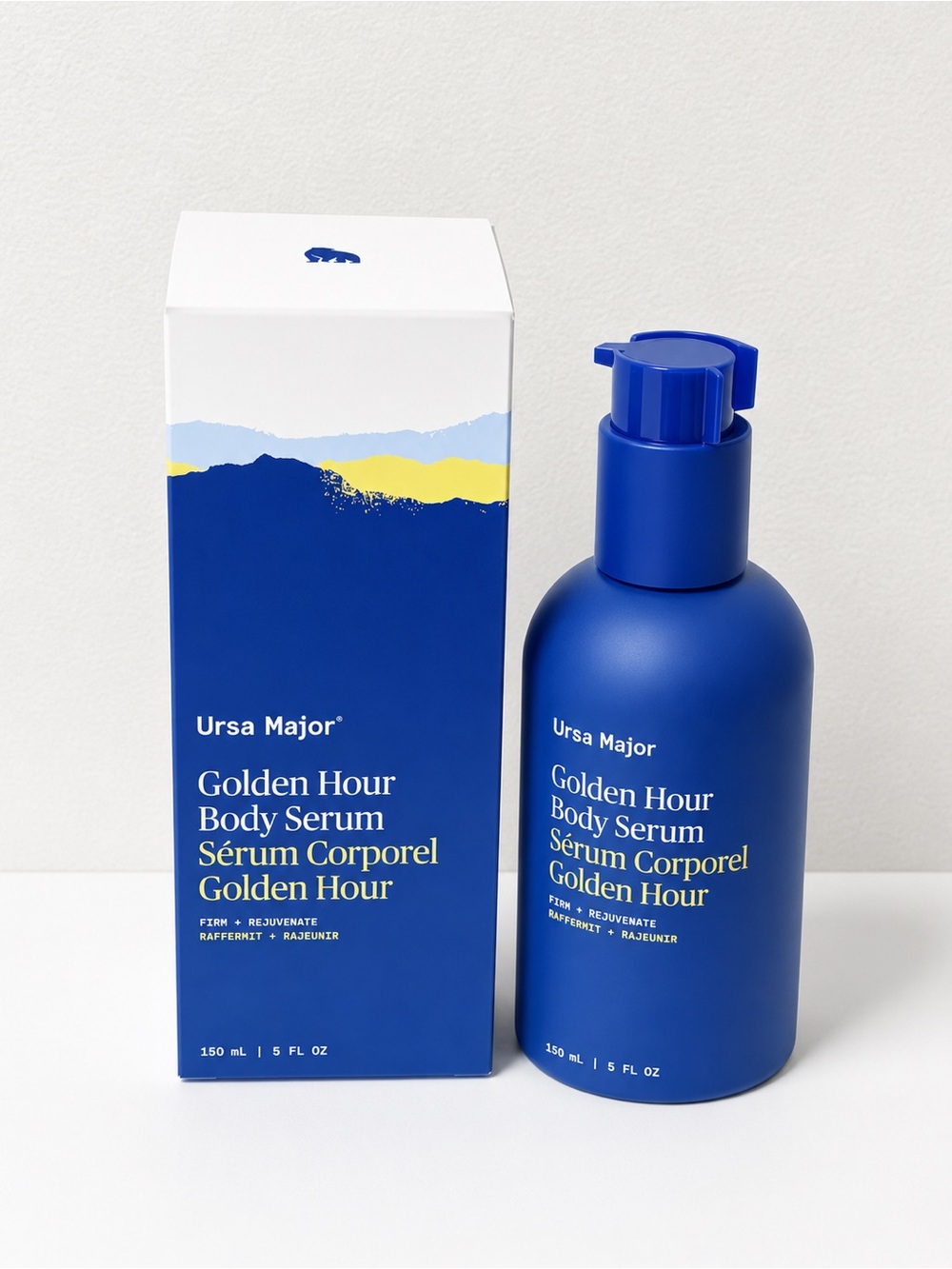 Ursa Major Golden Hour Body Serum — Blue & Yellow Bottle